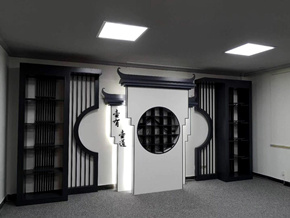 南京展厅设计公司制作徽派建筑风格展馆