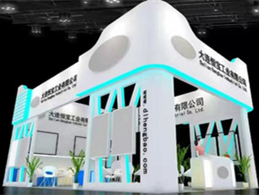 南京展厅设计公司制作恒宝工业企业参会展台