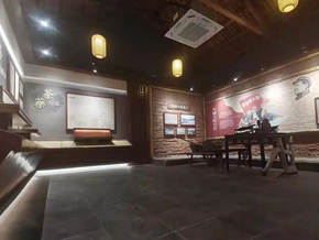 南京展厅设计公司制作茶药古道文化展馆
