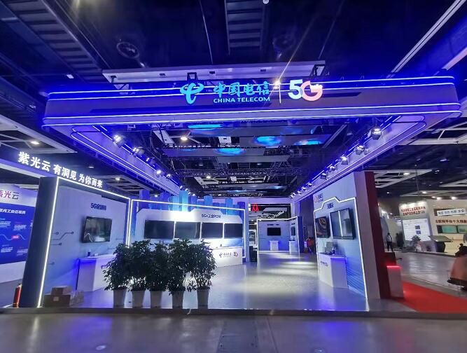中国电信5G企业展厅设计制作(图1)